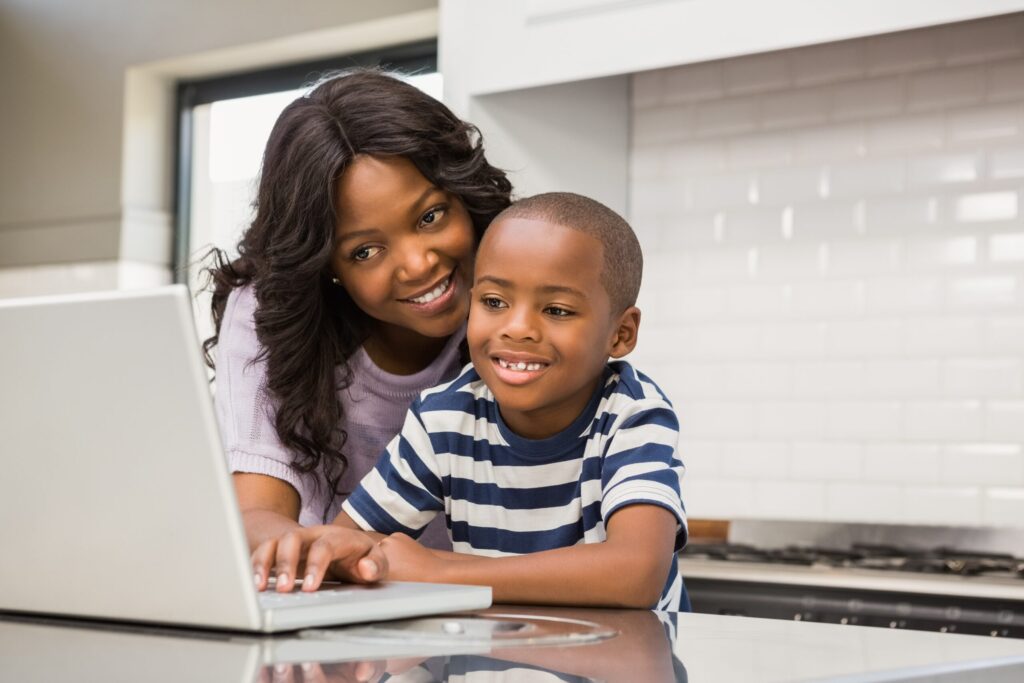A virtual psychiatrist from iPsychiatry providing online autism therapy to a Berkeley patient via secure video call