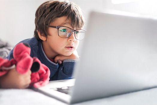 Child in San Francisco attending an online ADHD psychiatry session with a virtual specialist