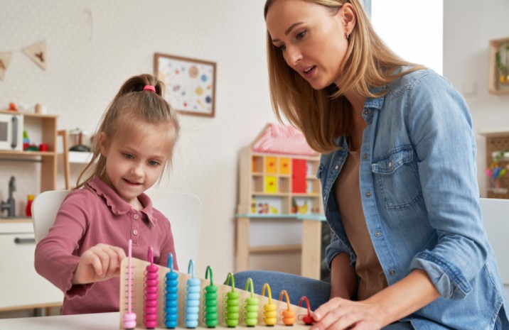 Child receiving ADHD evaluation and treatment from a psychiatrist in Sacramento