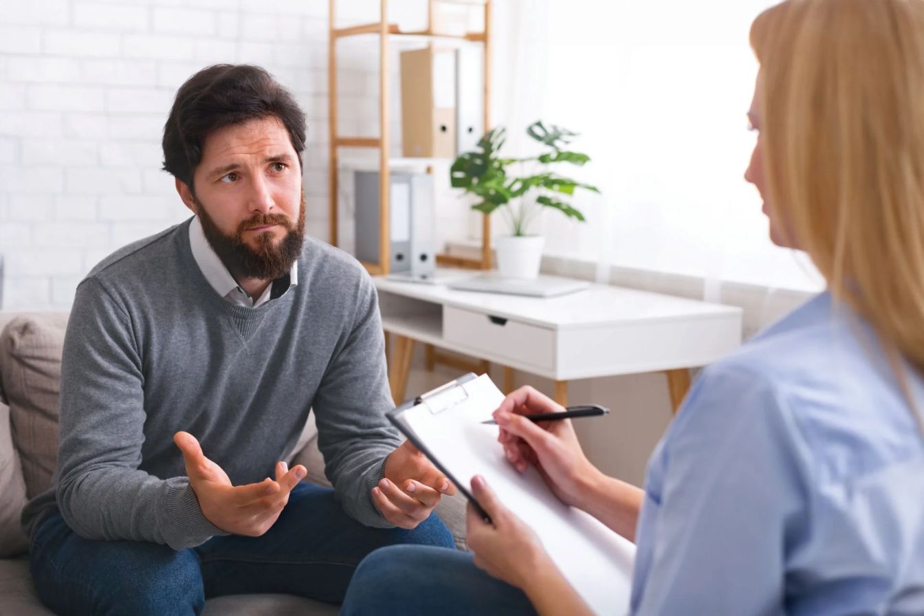 Patient speaking with a licensed ketamine provider in Sacramento