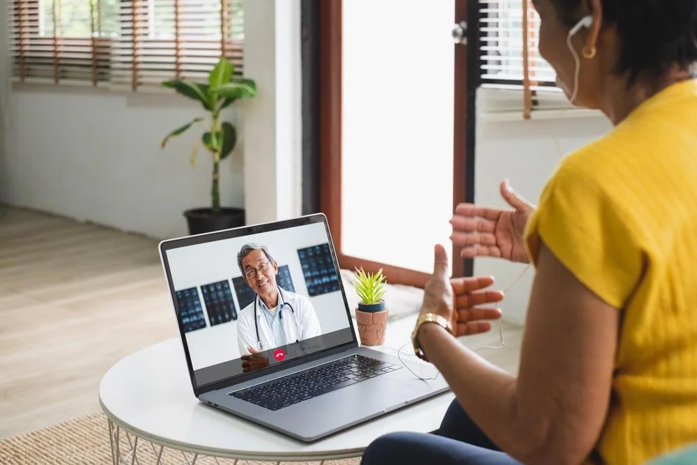 Telepsychiatry virtual consultation